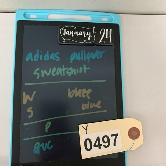 Adidas Sweatshirt Womens S Small Blazblue Pullover Trefoil Crewneck Long Sleeve - Picture 12 of 14